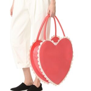 NWT ban.do heart shaped Deluxe cooler carryall tote bag